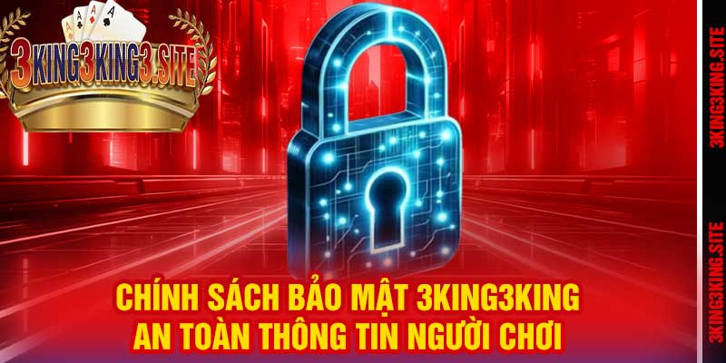 Chính Sách Bảo Mật 3king3king – An Toàn Thông Tin Người Chơi