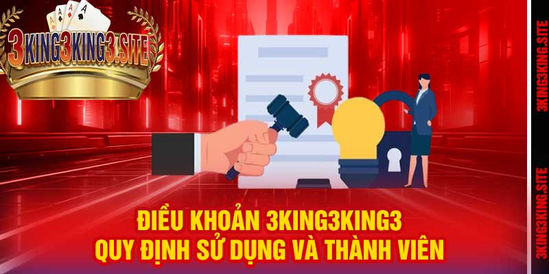 Điều Khoản 3king3king3 – Quy Định Sử Dụng Và Thành Viên